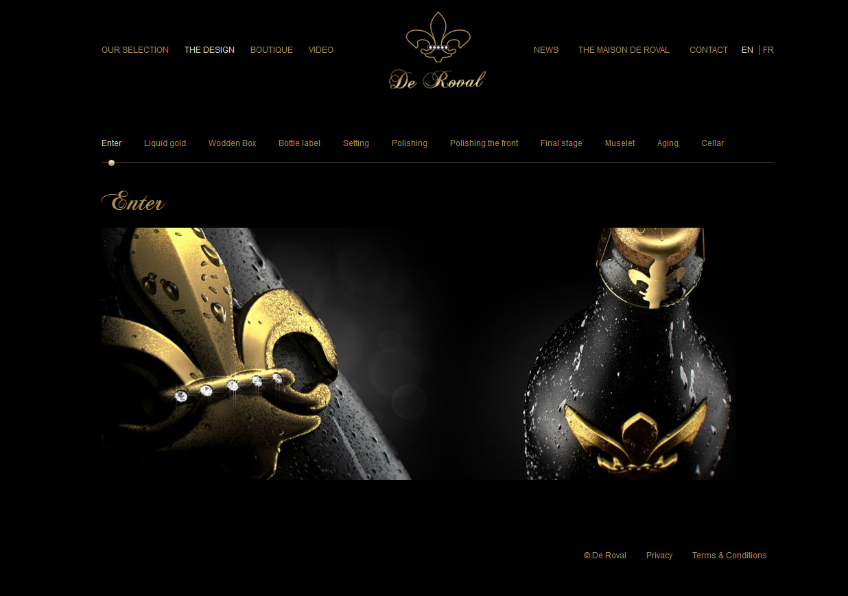 Signature de Luxe - Site web - De Roval