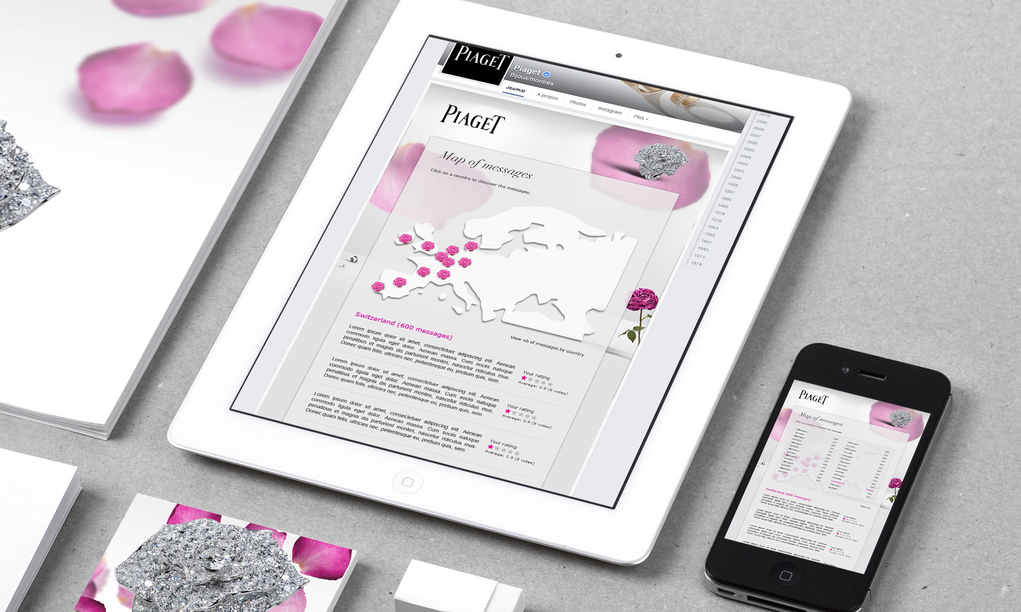 Signature de Luxe - Social networks - Piaget