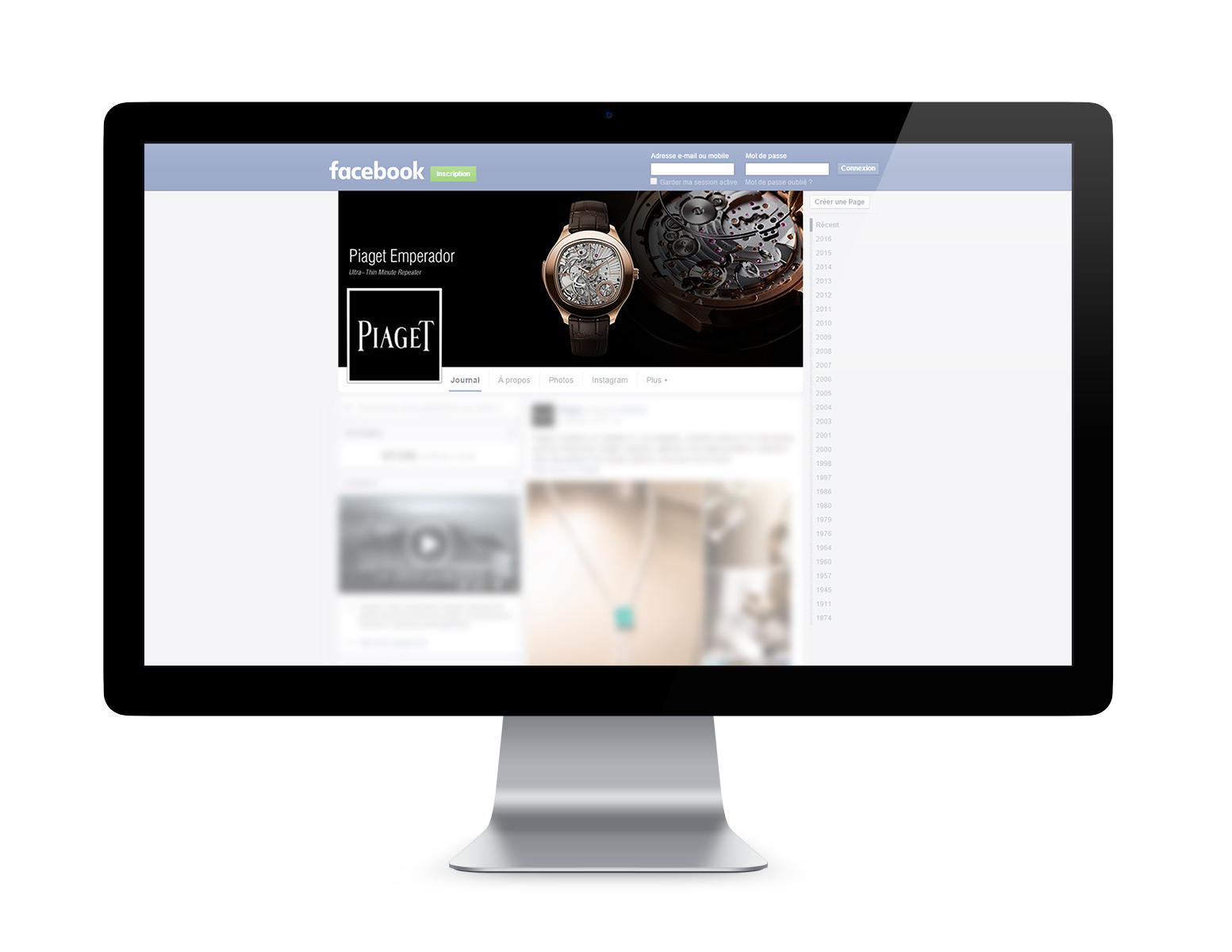 Signature de Luxe - Social networks - Piaget