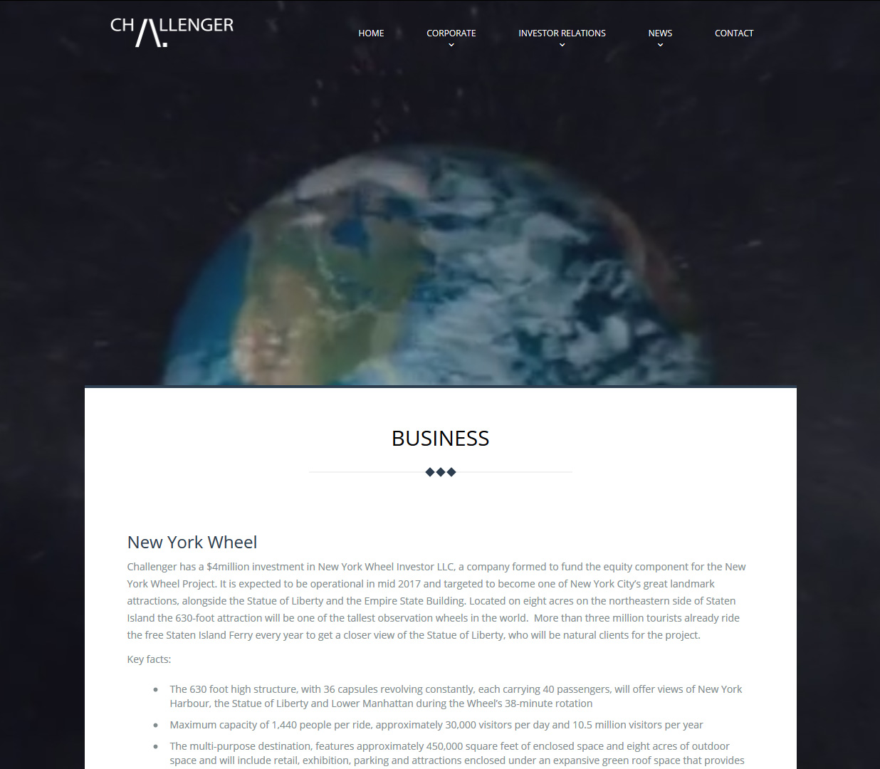 Signature de Luxe - Site web - Challenger Acquisitions