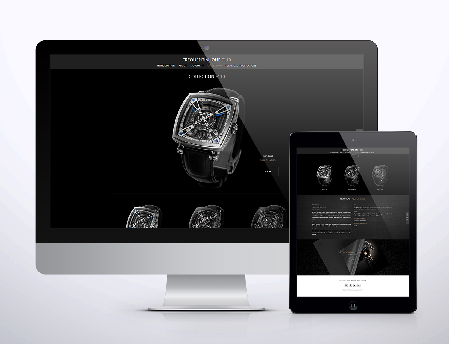 Signature de Luxe - Site Internet - MCT Watches