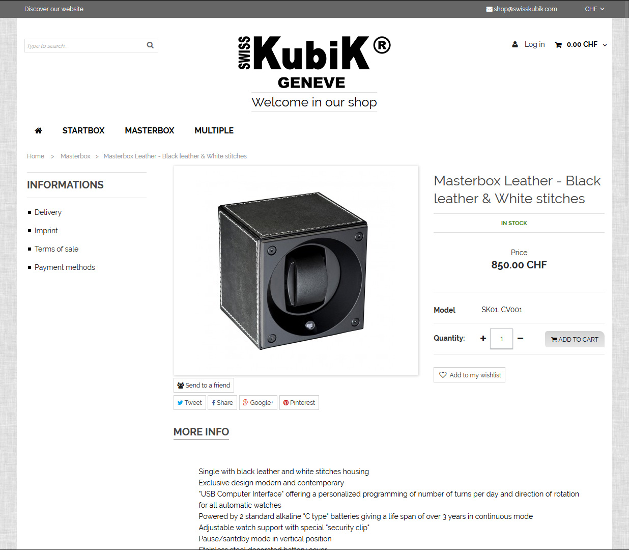 Signature de Luxe - E-Commerce - Swisskubik