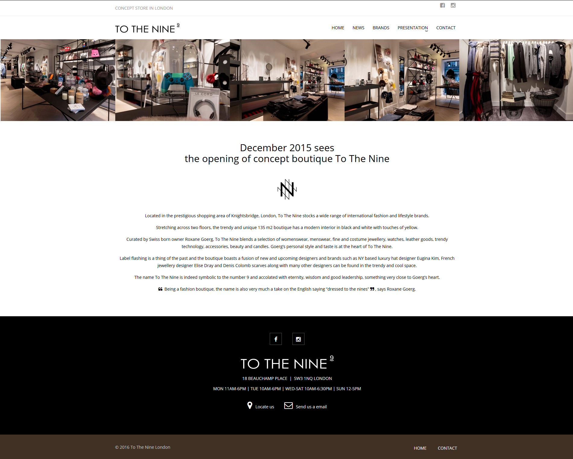 Signature de Luxe - Website - To The Nine London