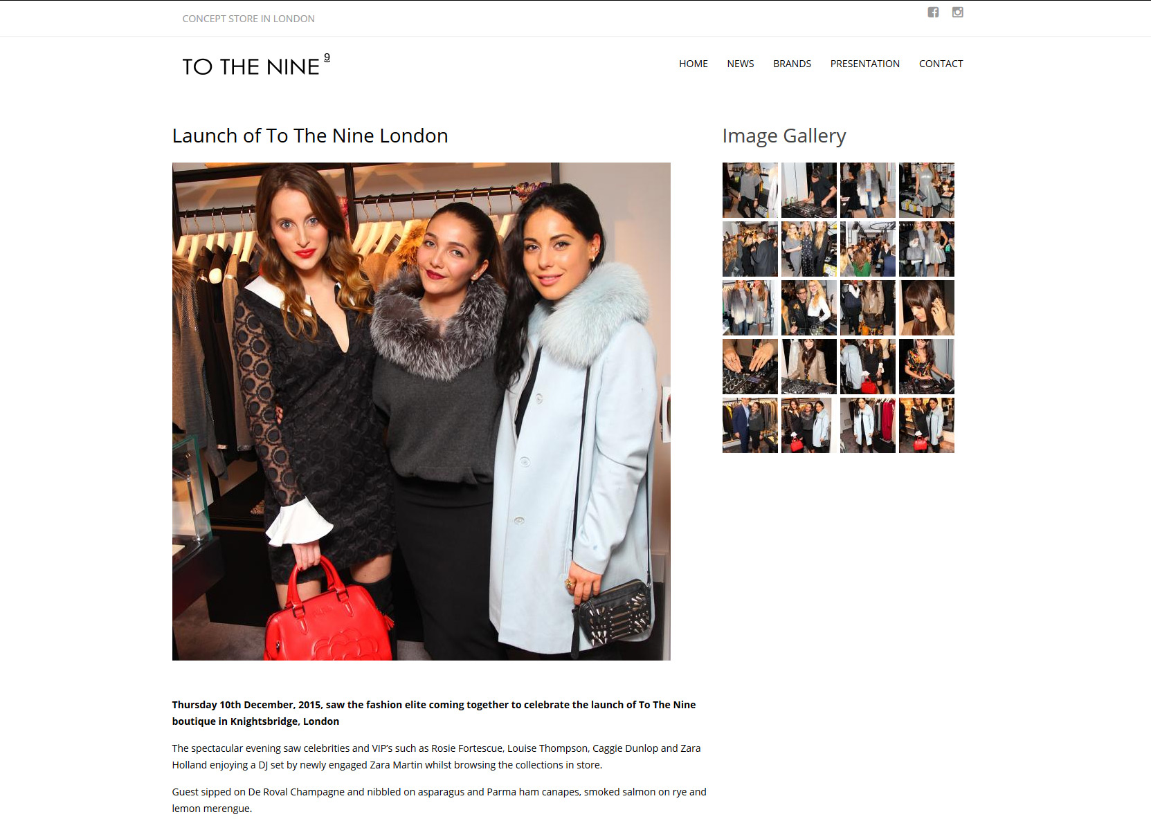 Signature de Luxe - Website - To The Nine London