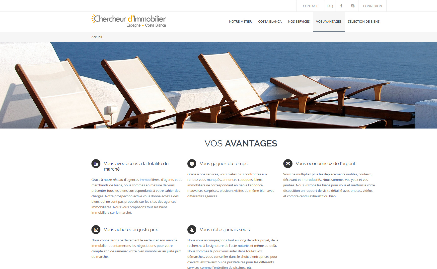 Signature de Luxe - Site web - Chercheur Immobilier Espagne