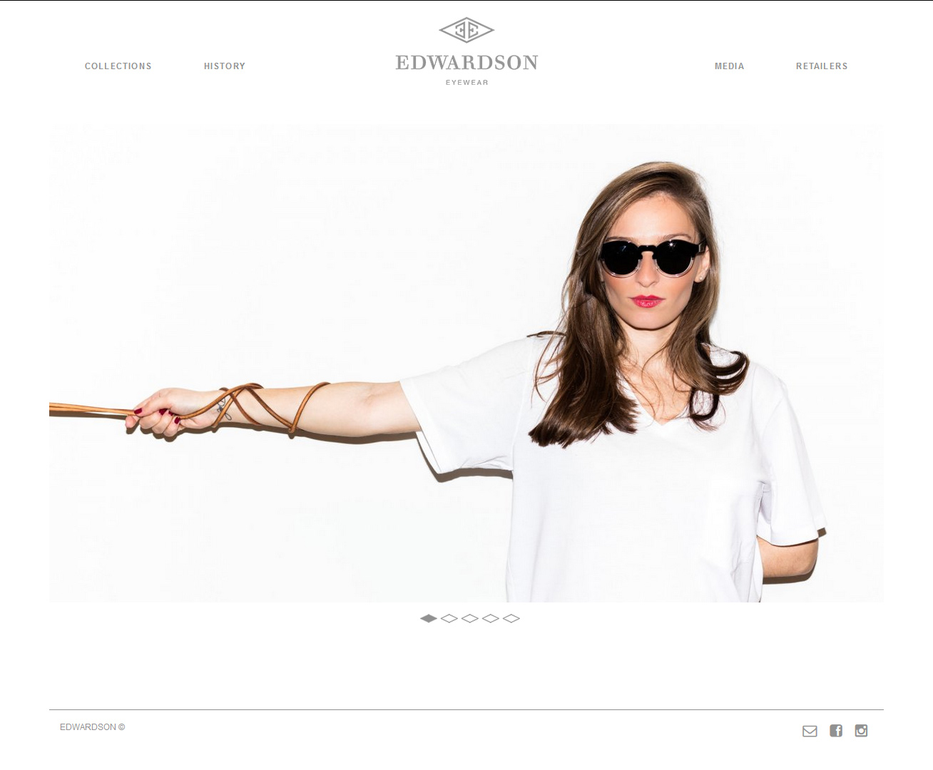 Signature de Luxe - Site web - Edwardson Eyewear